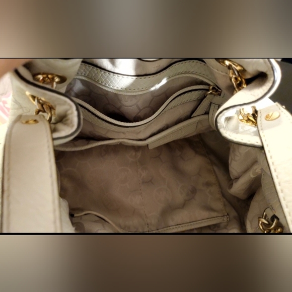 Authentic Michael kors Collection purse Embossed Python Leather - Picture 11 of 16